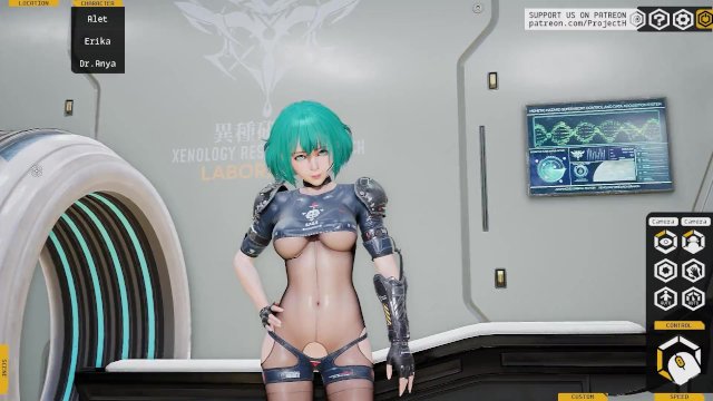 Beautiful Alet fucks with a monster, hard sex.