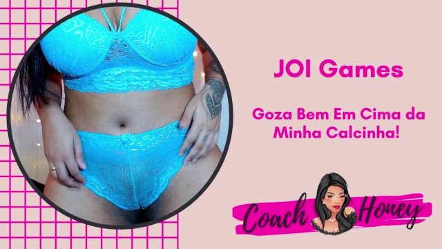 Desafio da Punheta! Goza Bem Em Cima da Minha Calcinha!!!  JOI Games  Punheta Guiada  #8