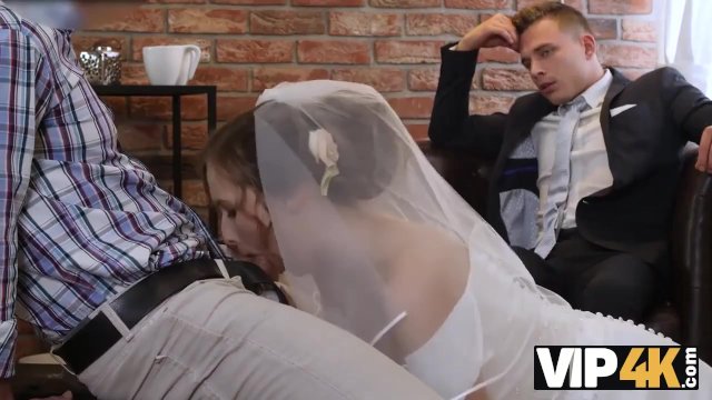 VIP4K. Un uomo ricco paga bene per scopare il giorno del suo matrimonio