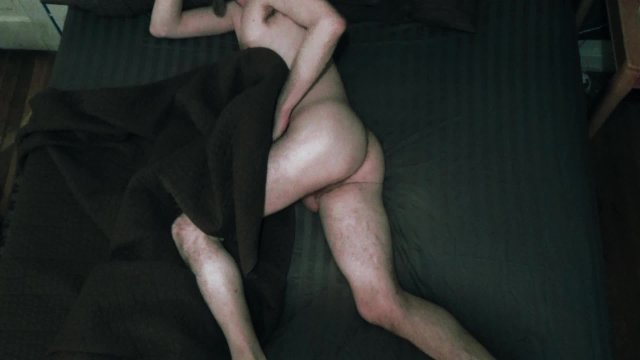 Dave wakes up horny in bed & Jerks Off! Hot guy Breathing Heavy and Moaning as he Masturbates & Cums