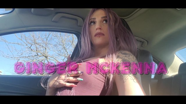 Horny as FUCK on Lunch Break  ALMOST CAUGHT PLAYING WITH CLIT IN CAR  Tight Shaved Pussy