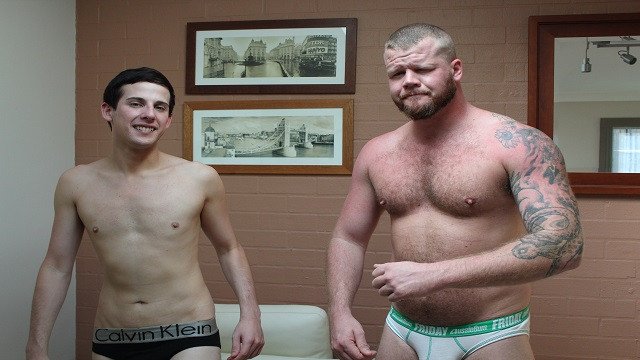 Massive Bodybuilder Aussie Daddy Rough Fucks His Amateur Boy At Home in Sydney Australia
