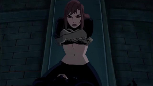 Batgirl Gets Frisky and Flashes Her Tits - Batman Cartoon Hentai Porn