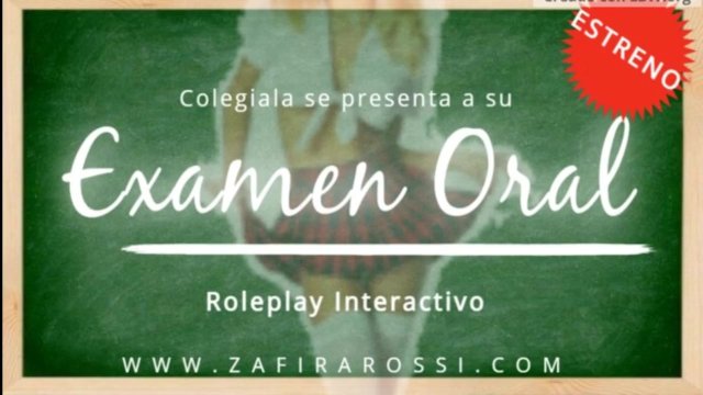 ROLEPLAY INTERACTIVO COLEGIALA DANDO SU EXAMEN ORAL  ASMR SOUNDS  AUDIO ONLY  VOZ ARGENTINA