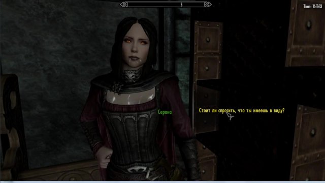 Skyrim Serana. Delicate and sexy vampire princess  PC gameplay