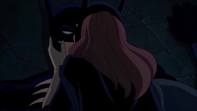 Batgirl and Batman Get Hot and Heavy on Rooftop