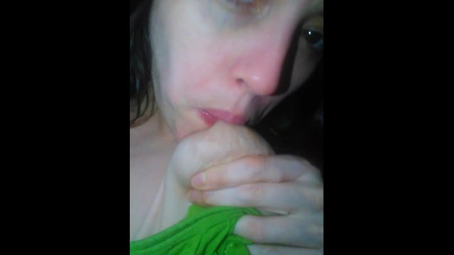 Crazy White Onlyfans Girl PinkMoonLust Self Sucks Left Nipple While Wearing a Cute Green Dress