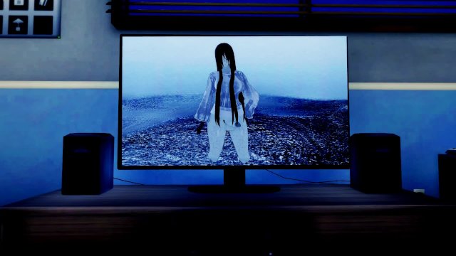 Ring: Futa Yamamura Sadako climbs out of the TV for fucking  Female Taker POV