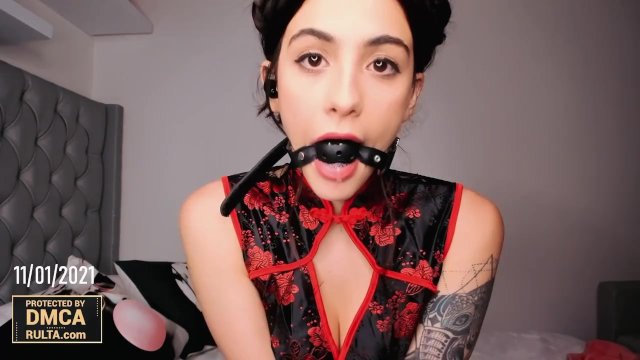 Gia_Baker Gag Ball Teasing