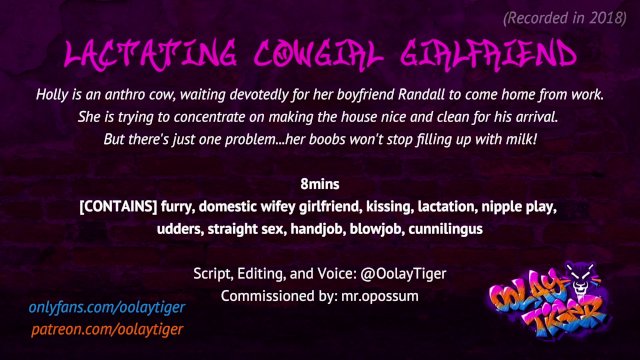 Lactating Cowgirl Girlfriend  Erotic Audio Play by Oolay-Tiger
