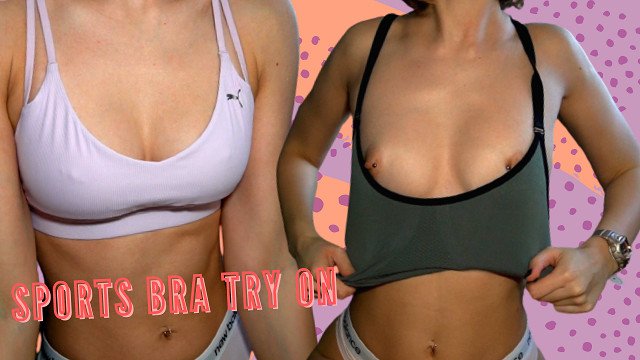 Sports Bra Try-On Haul  PetitTits