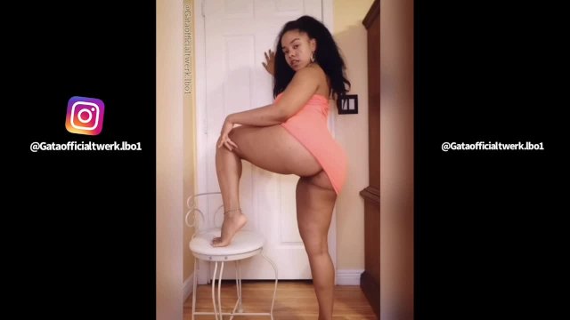 Gata Official Twerk Compilation #12 Slow Grinding Twerk Latina Thong Sexy Mini Dress