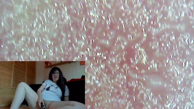 Your Italian giantess puts you inside her pussy with this endoscope
