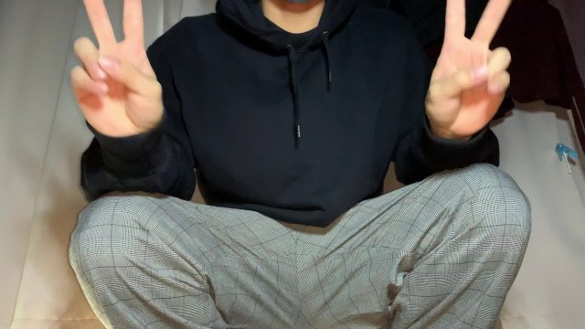 「男子大学生」ただ浣腸を見られたい変態学生　興奮で我慢汁出しちゃう。