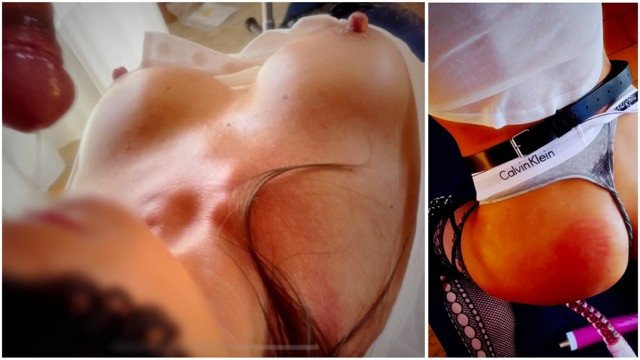 BDSM Kinky morning, trying the new Fucking Machine for the first time. Final Face Fuck Creampie. -