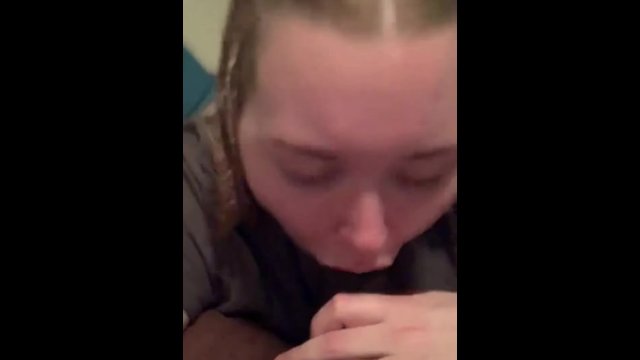 Sucking BBC Let him Nut in my mouth