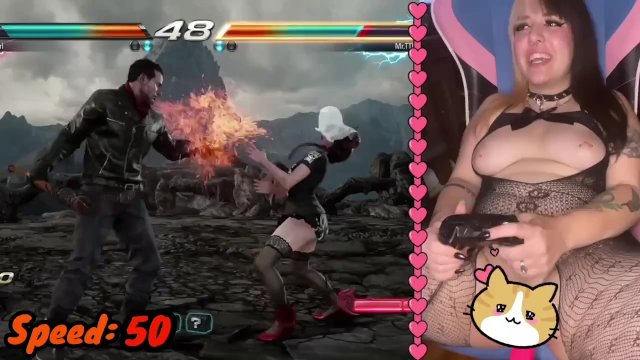 Watch me get pounded while I play tekken
