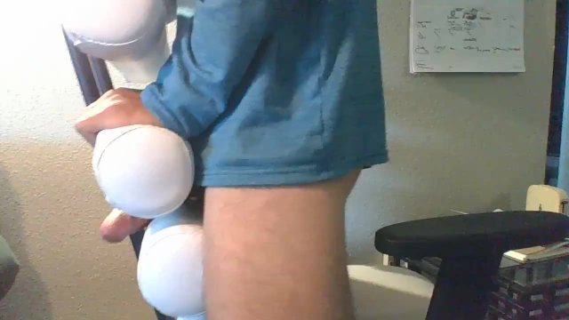 Fucking my desk chair at home office