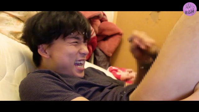 第２回！自分自身に顔射してみた。