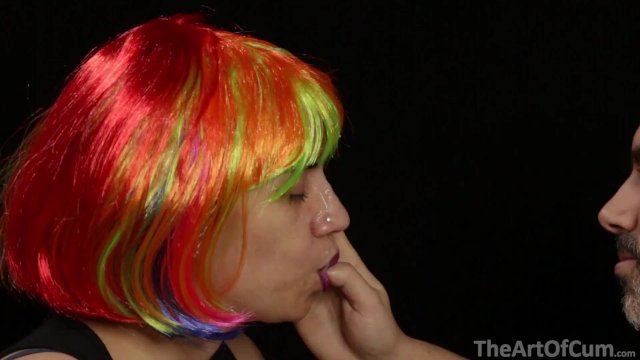 Colorful Wig Facial!