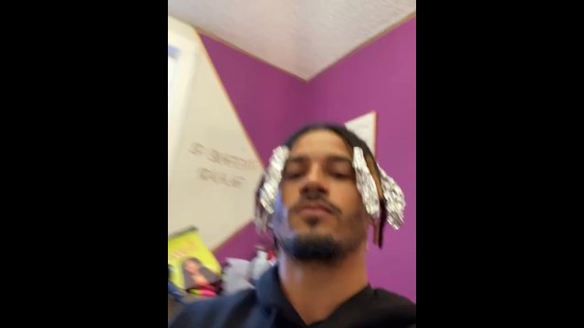 At the Hair Salon Flashing My Hard Cock