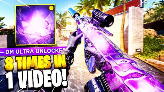 UNLOCKING DM ULTRA CAMO 8 TIMES in ONE VIDEO! (Unlocking DM Ultra Camo For Subscribers)