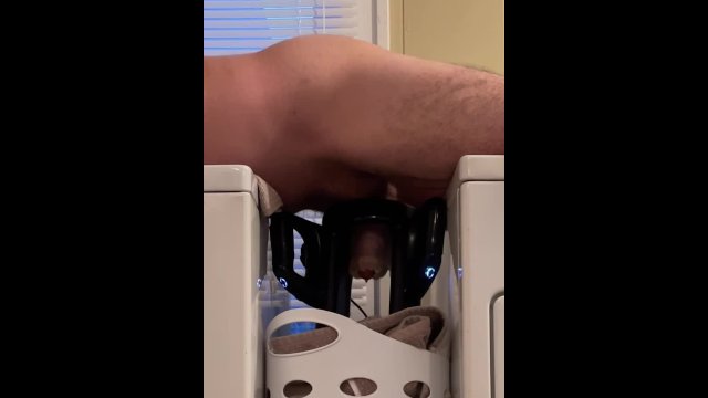 Cock milking machine drains me