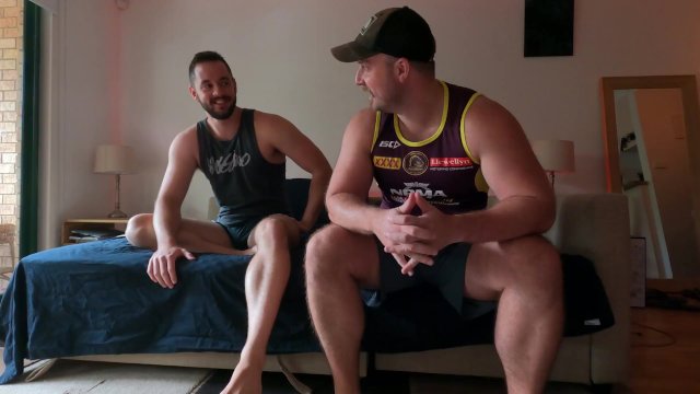 Fucking a rugby stud raw with by big dick - Sam Brownell