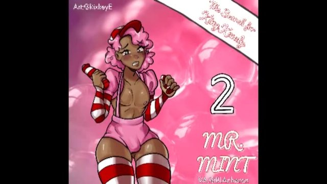You and Mr. Mint have some fun with a double dildo