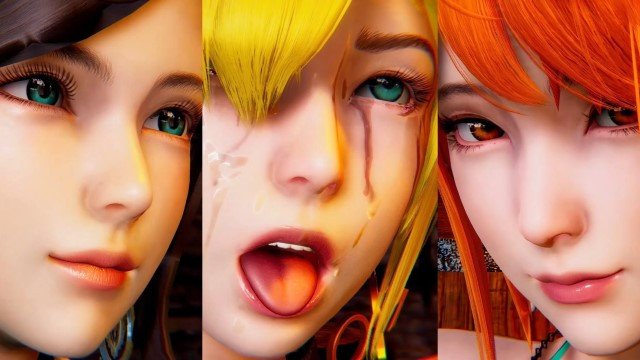 One Piece Futa - Nami x Nico·Robin x Female Sanji - 3D Drama Version