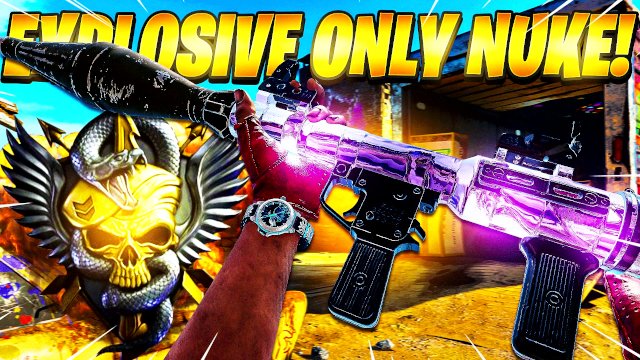EXPLOSIVES ONLY NUCLEAR in BLACK OPS COLD WAR! (Cold War Nuke ONLY Using Explosives)