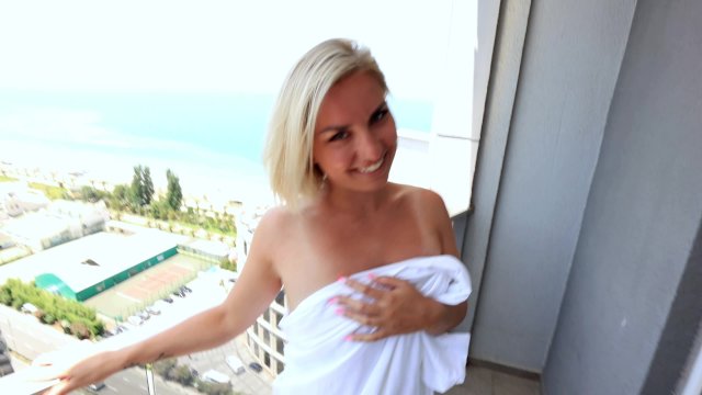 // Sex on vacation tough fucked wife // [4k]