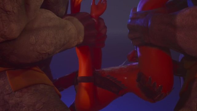 double anal Furry monsters