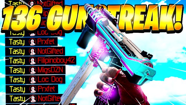 Cold War - SOLO 136 GUNSTREAK w/ TEC-9! (Black Ops Cold War HIGH Gunstreak)