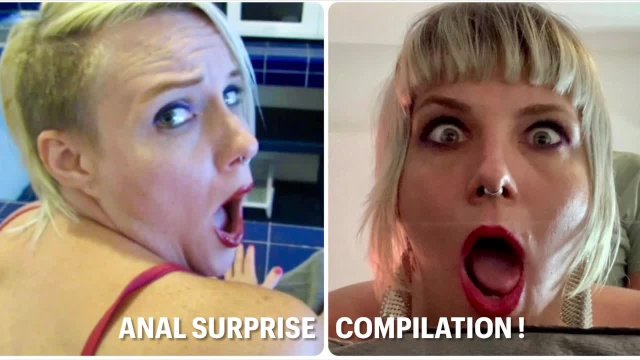 Milf Anal Surprise Compilation with Cumshots