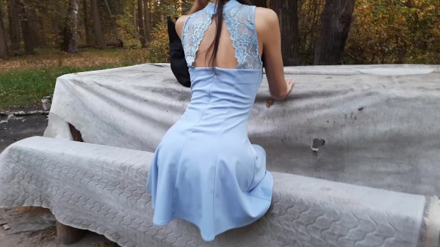 Teen ass ready for a fuck anytime. Anal in public park