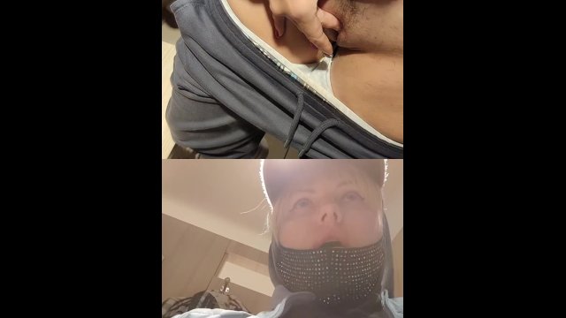 SHE CUMS IN PANTIES IN A SHOP