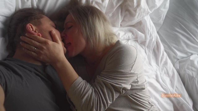 Horny couple make passionate love