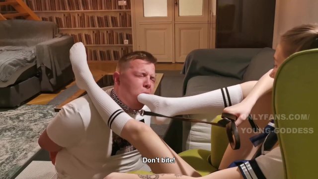 Foot Domination Teaser 10 - OnlyFans and Fansly: ygfoot - worship sniff lick trampling boot shoes