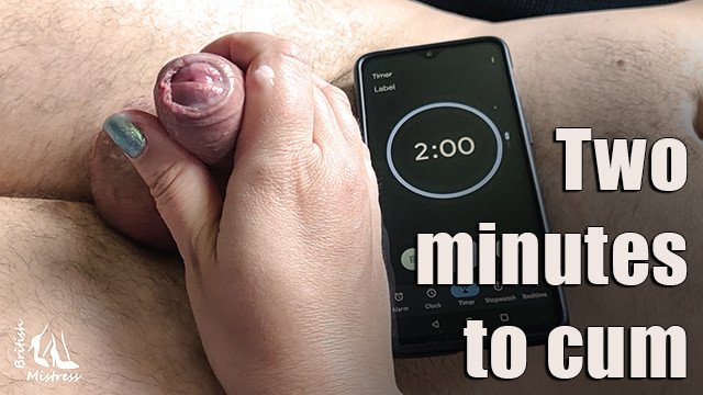 Can he cum in two minutes?