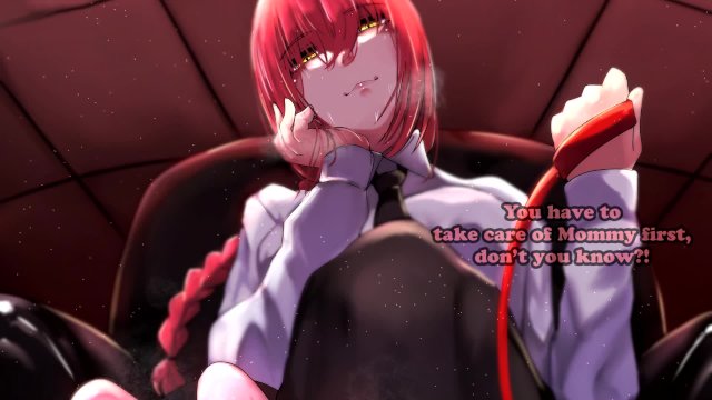 HENTAI JOI - MAKIMA (CHAINSAW MAN) REMINDS YOU WHO'S YOUR MOMMY! (MOMMYDOM, FEET WORSHIP, BREATHPLAY