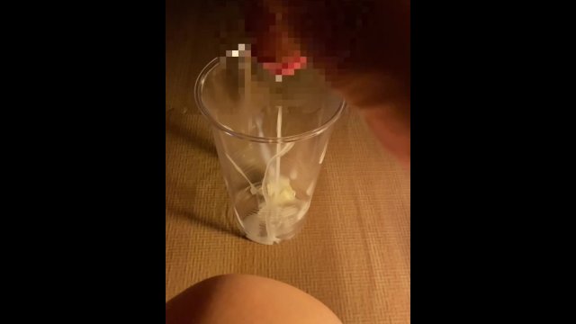 【射精管理】精子のことを牛乳と言わせて楽しむ飼い主 牛乳出します🐮情けない声を出す牛さんにご褒美搾乳