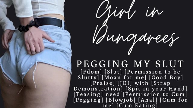 ASMR  JOI and a fucking for my goodboy peg slut  CEI  JOI
