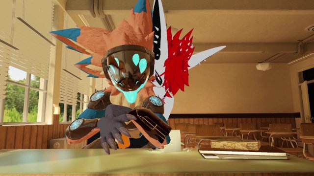 Protogen gets fucked after class