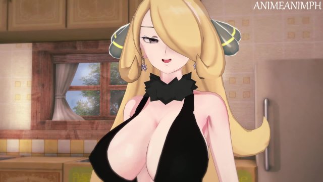 Cynthia Rewards You for Winning the Pokemon League - Anime Hentai 3d Uncensored