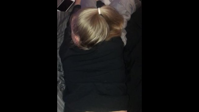 Thick Young Blonde getting back shots