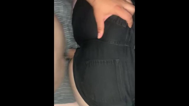 Cheating bitch told her man she’s was with her friends while getting fucked by his friend