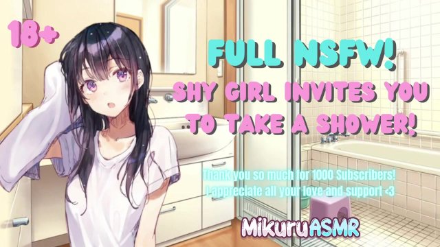 [NSFW] Shy girl invites you to take a shower│Lewd│Kissing│Wet│Moaning│FTM