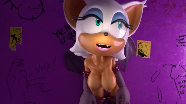 Rouge glory hole fun (with sound!)
