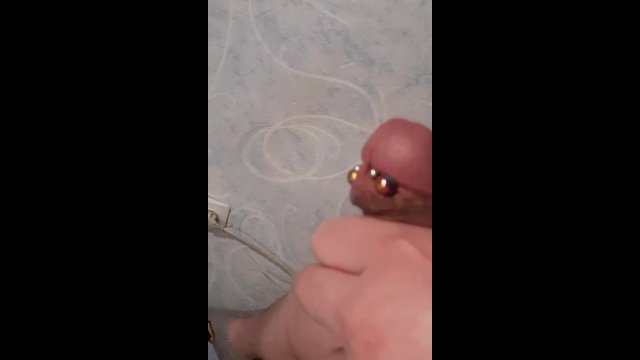 showing fat dick with piercing